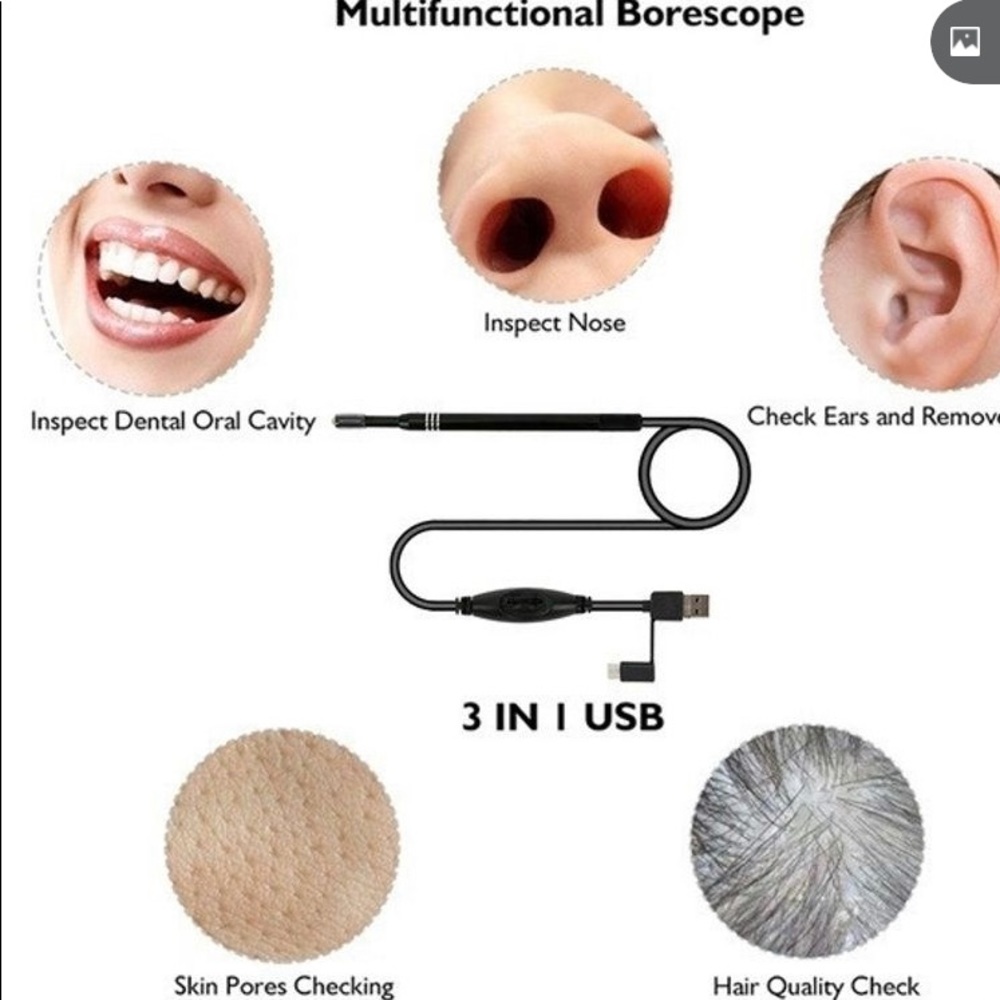 Ear Camera with Dual View - Picture 4 of 6